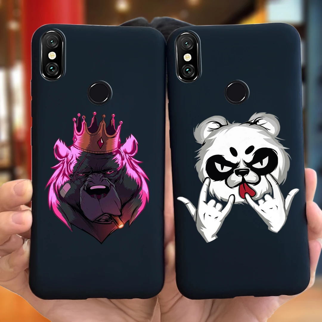 Чехол-накладка для Xiaomi Mi 8 силикон черный мягкий ТПУ | Мобильные телефоны и