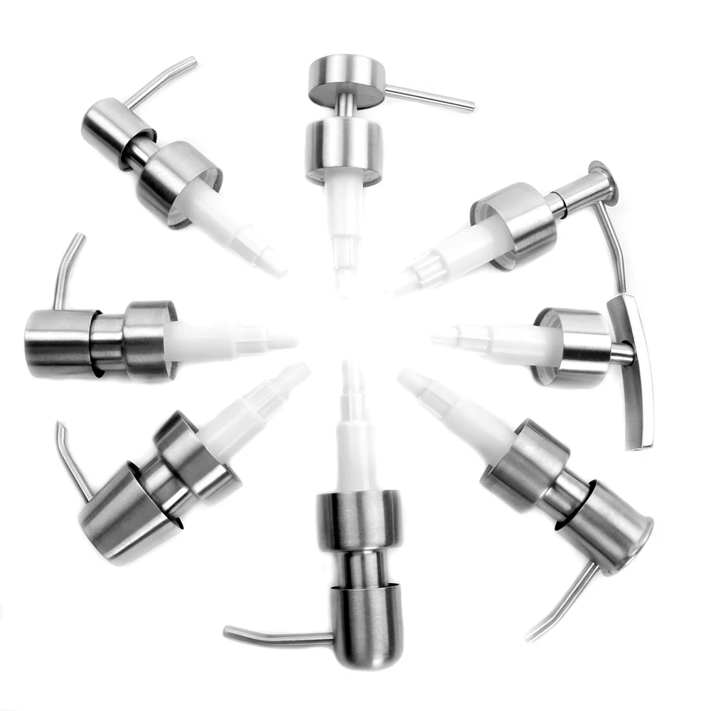 

New 304 Stainless Steel Soap Pump Liquid Lotion Dispenser Replacement Jar Tube