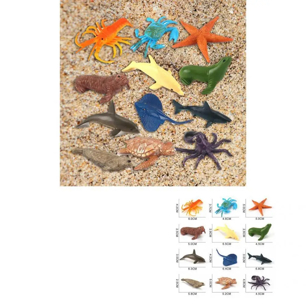 

Ocean Sea Animal Model Indeformable Lovely Fine Workmanship Desktop Decoration Ocean Animal Model Toy