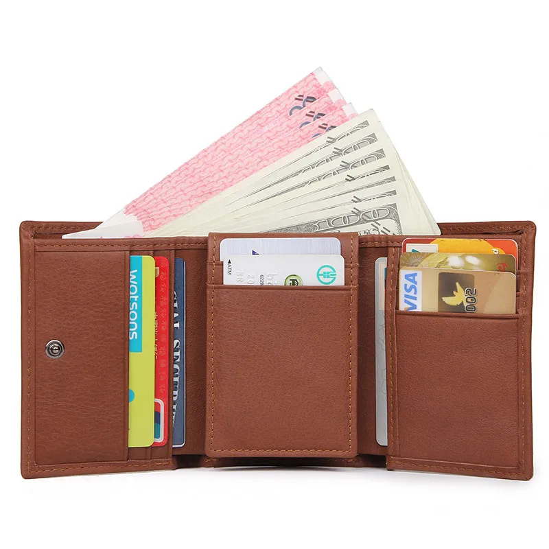 

J.M.D New Arrival Retro RFID Shielding Wallet Anti Scan 100% Leather Wallet