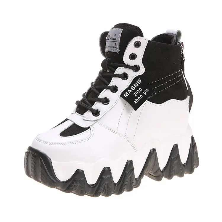 

2020 New autumn White Brand gray Women Sneakers Fashion Thick Bottom Womens Platform Sneakers Casual Shoes