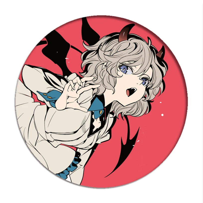 Изобретенная надпись искусственная брошь Iwanaga koцветоко булавка Kuro Sakuragawa