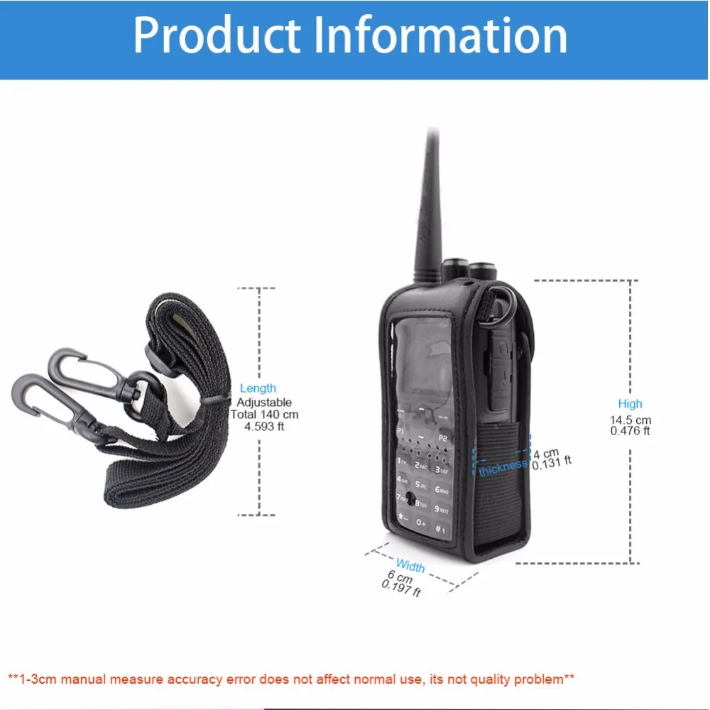Портативный радиоприемник мягкий чехол для Anytone AT-D878UV Plus Walkie Talkie VHF 136-174MHz UHF 400-470MHz