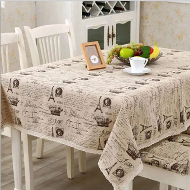 новый европейский дизайн прямоугольная скатерть из хлопка | Дом и сад