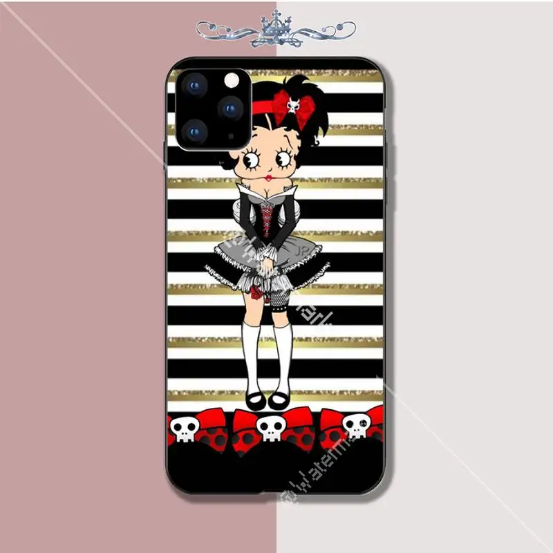 Babaite Betty Boop чехол для Iphone 6 6s 7 8 Plus X Xs Max Xr 11 Pro мобильный телефон аксессуары |