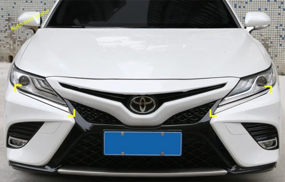 Lapetus передние фары лампы для век украшения бровей полосы Накладка подходит Toyota