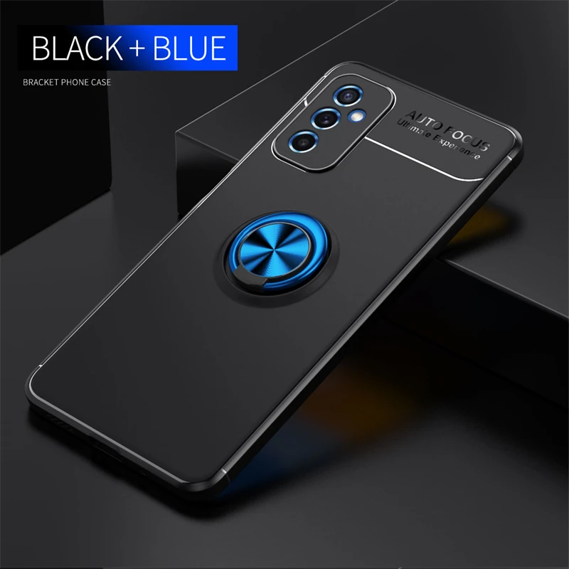 For Cover Samsung Galaxy M52 5G Case For Samsung M52 5G Capas TPU Soft Ring Magnetic Holder For Cover Samsung M52 5G M52 Fundas