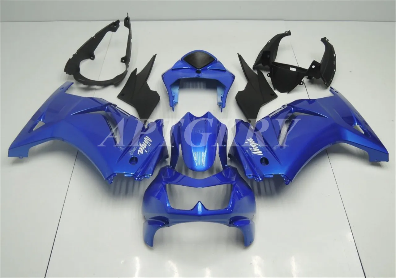 

New ABS Plastic Shell Motorcycle Fairing kit Fit For Kawasaki Ninja EX250 2008 2009 2010 2011 2012 Custom Blue Cool