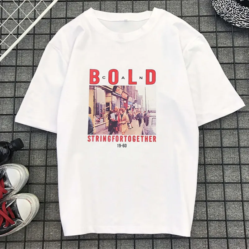 

Повседневная летняя Женская Новинка 2020 модная футболка с коротким рукавом плюс размер с круглым вырезом простая хлопковая Футболка с букве...