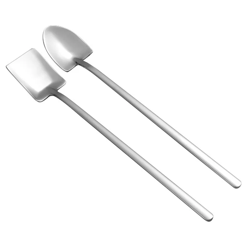 

Stainless Steel Long Handle Spoon Teaspoon Tea Dessert Long Handle Spoon Ice Cream Spoon Coffee Mixing Spoon Kitchen Supplies