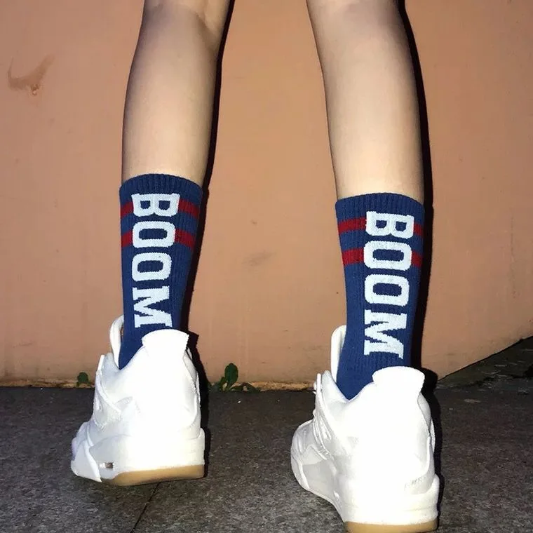 Новые модные носки женские новые дышащие хлопковые спортивные для взрослых с