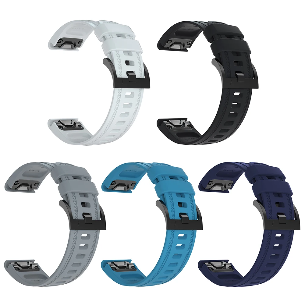 

Breathable Silicone Adjustable Watchband Replacement Wrist Strap Belt Smart Watch Accessories for Garmin Fenix 6S Smartwatch