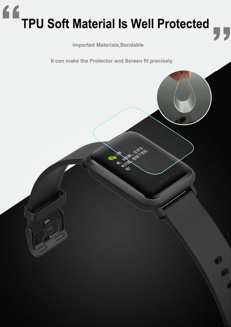 XShum Amazfit bip чехол протектор для Xiaomi amazfit bip аксессуары Бампер ТПУ Защита экрана защитный чехол