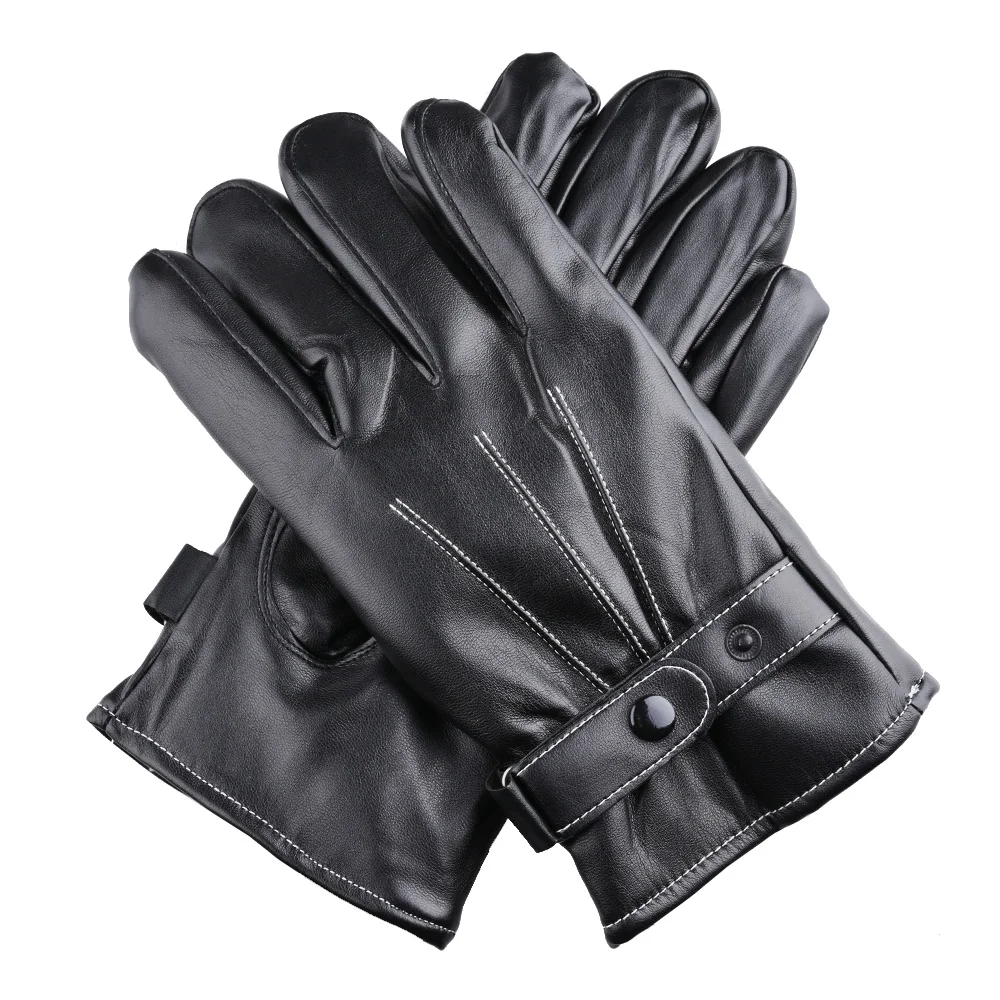 Велосипедные перчатки Zacro из искусственной кожи спортивные зимние мягкие