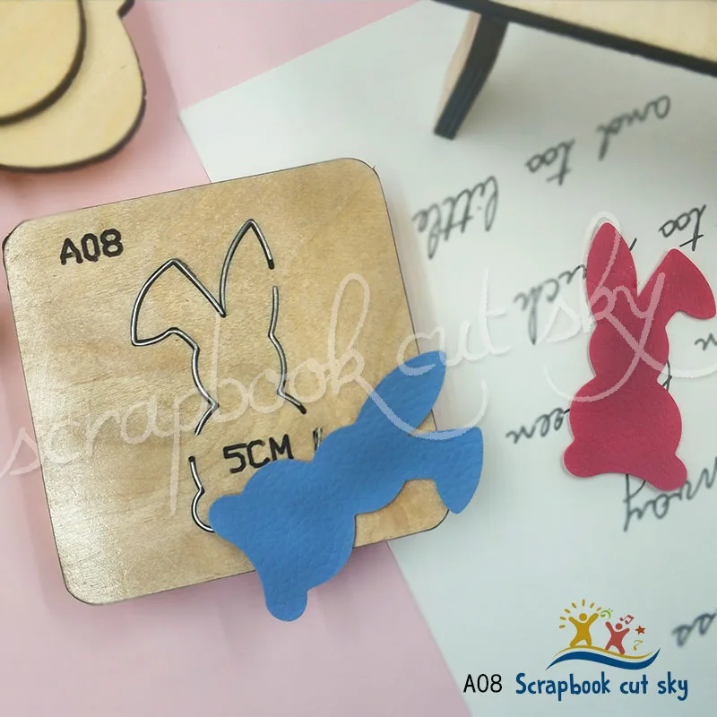 

A08 rabbit Wooden Mold Scrapbook Cutting Dies Suitable For Market General Machines