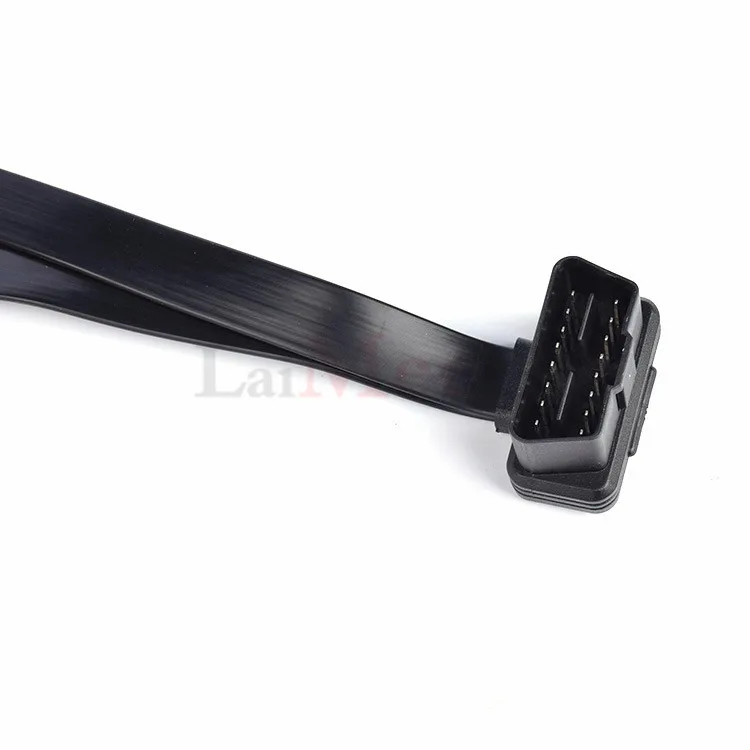 Гибкий плоский кабель OBD с одним натяжением и двумя локтями удлинитель 0 3 м