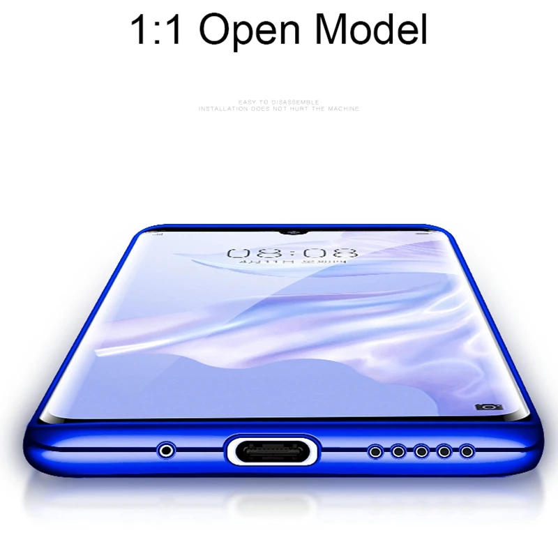 Ультратонкий чехол для телефона huawei P30 Pro P20 mate 20 lite P Smart Z Plus Мягкий силиконовый прозрачный 3D лазерный чехол с покрытием