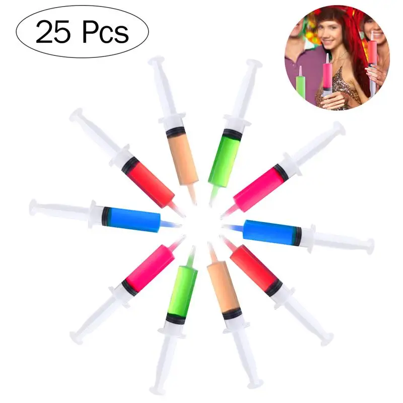 BESTONZON 25 шт Jello Shot шприцы с шапками многоразовые идеально подходят для Хэллоуина