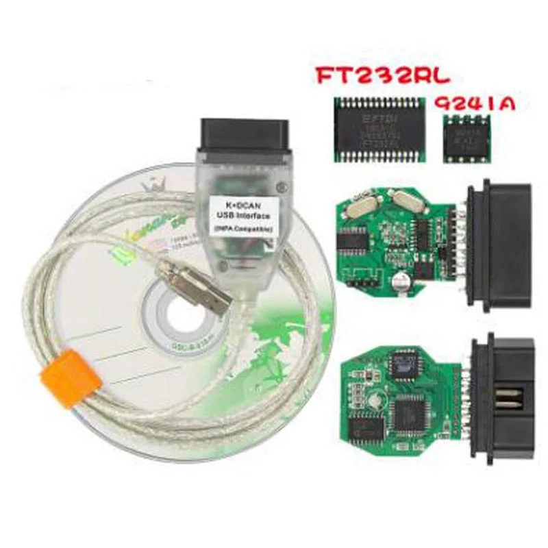 Высокое качество FT232RL FT232RQ полный чип PCB для INPA K DCAN + может USB Диагностический