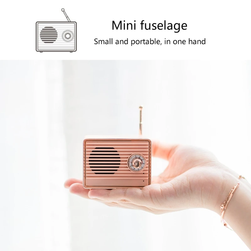 Bluetooth-Колонка в стиле ретро портативная уличная колонка Беспроводная