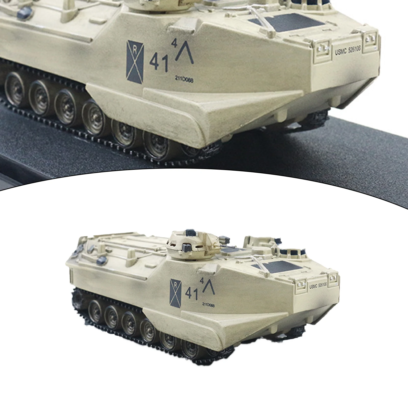 Модель танка AAV7A1 в масштабе 1/72 для домашнего декора | Игрушки и хобби