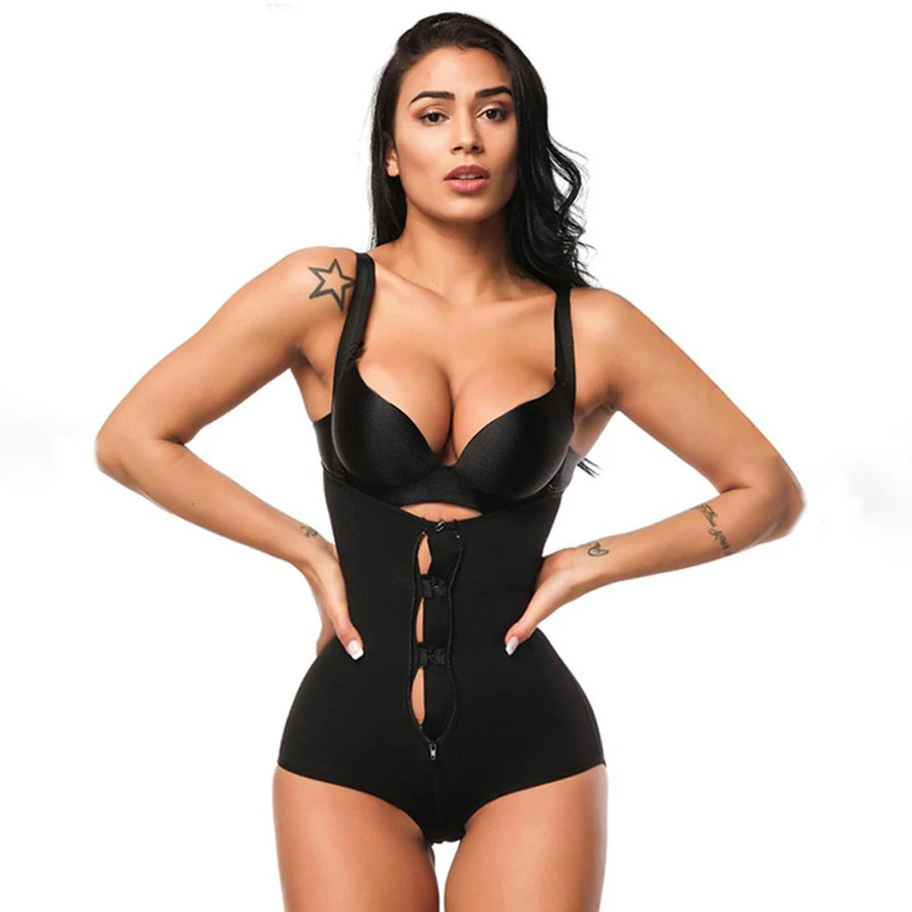 

Legging Sudation Corset Femme Minceur With Zipper And Hooks Women Body Shaper Slimming Underwear Belly