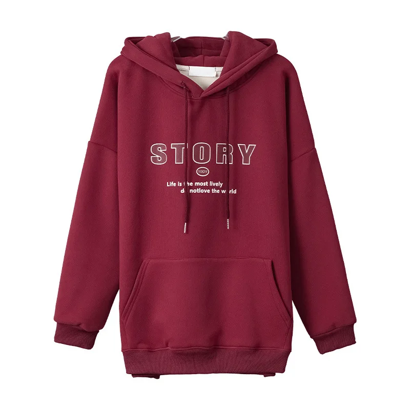 Осень/Зима 2021 Женская парная худи толстовка из флиса спортивный костюм