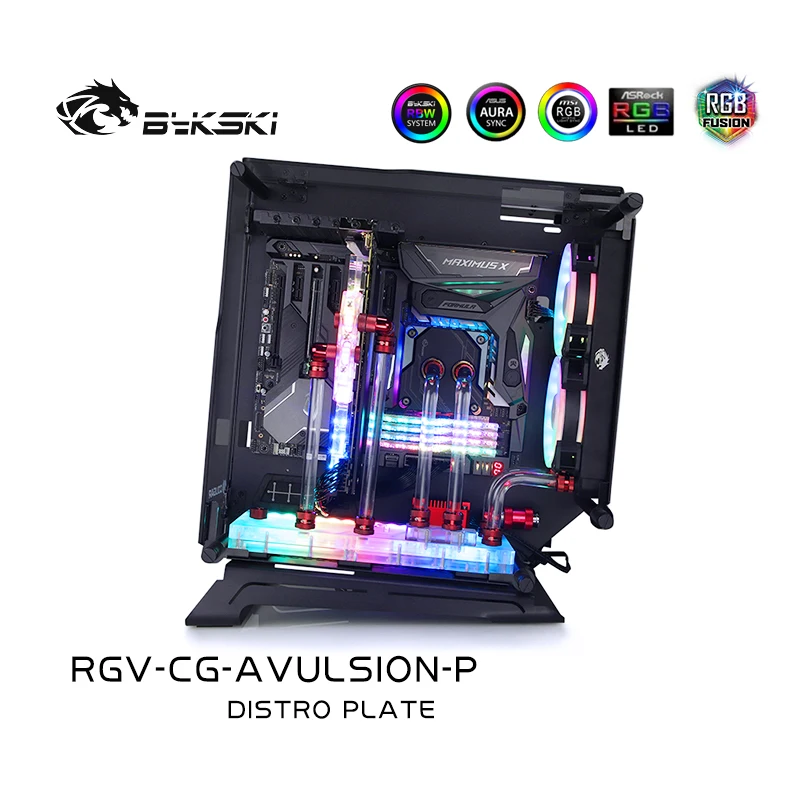 Bykski RGV CG AVULSION P доски для водных путей чехол Intel CPU Water Block & Single GPU Building|Кулеры и