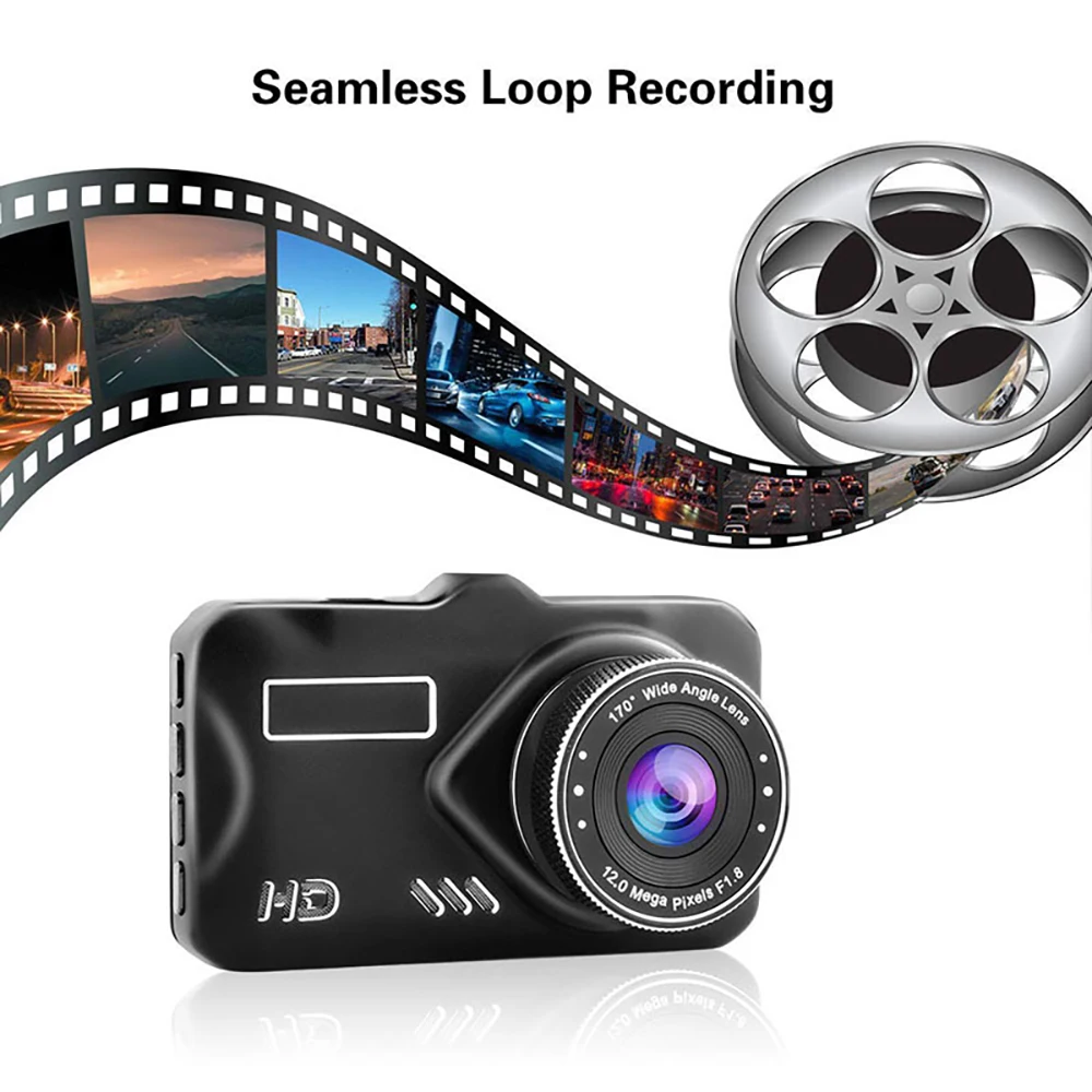 Видеорегистраторы для автомобилей 3 0 &quotFull HD 1080P камера приборной панели