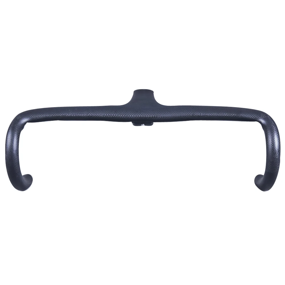 Дешево Матовый 3K Углеродное волокно 5D Интегрированный руль со стержнем для велосипеда, шоссейного велосипеда, изогнутый стержень, велосипедные де...