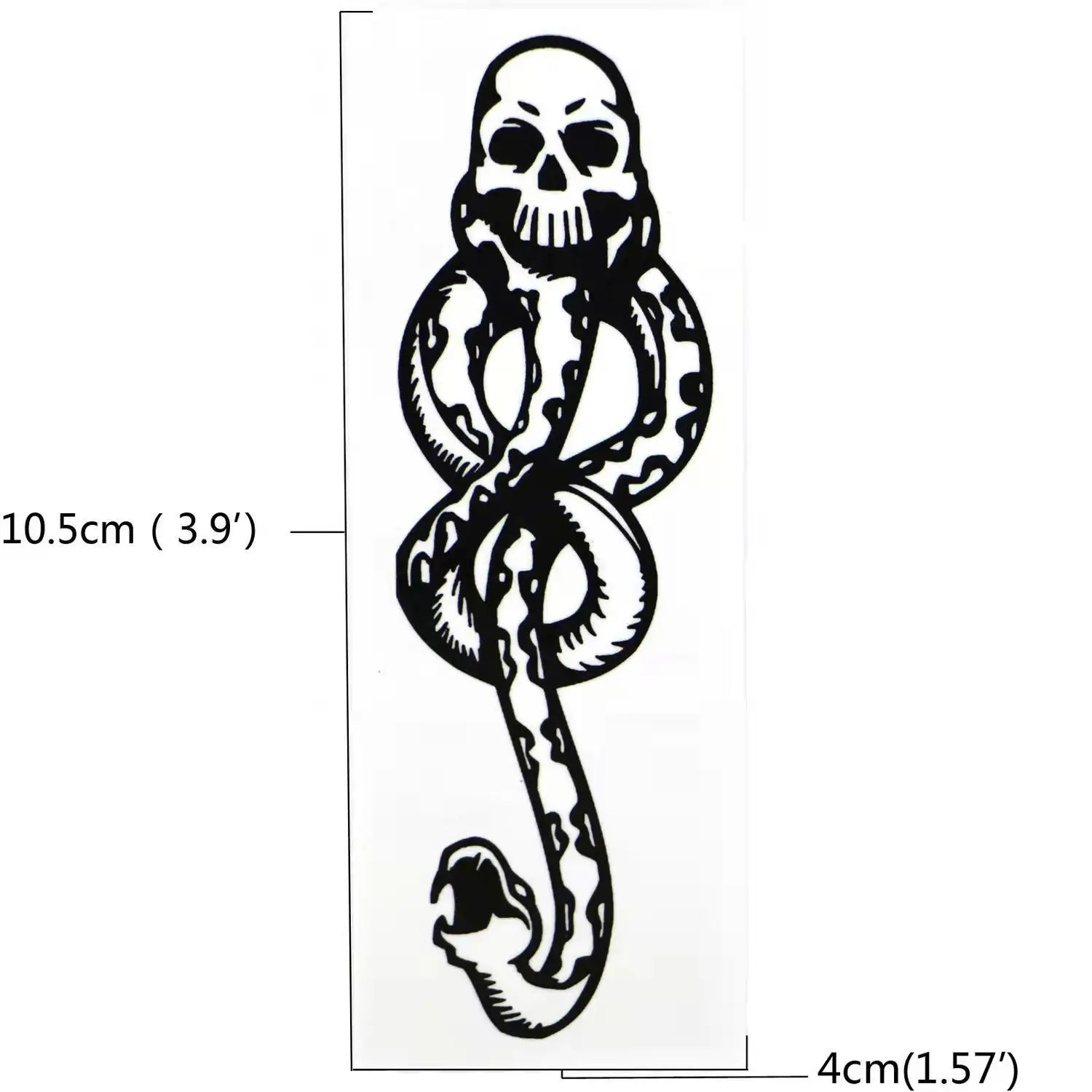 Наклейки для макияжа съедобники смерти 1 шт.