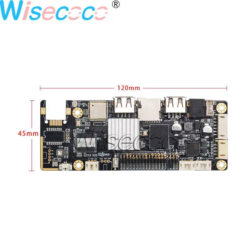 Wisecoco Новый 8 "бар дисплей ЖК экран Ultrawide ips MIPI панель LVDS USB хост OTG плата