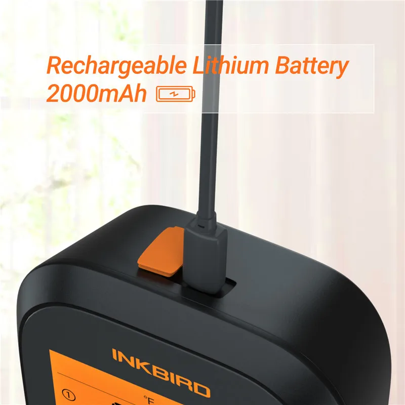 Inkbird IBBQ 4T Wi Fi барбекю цифровой термометр непромокаемые Магнитная сигнализация с 4