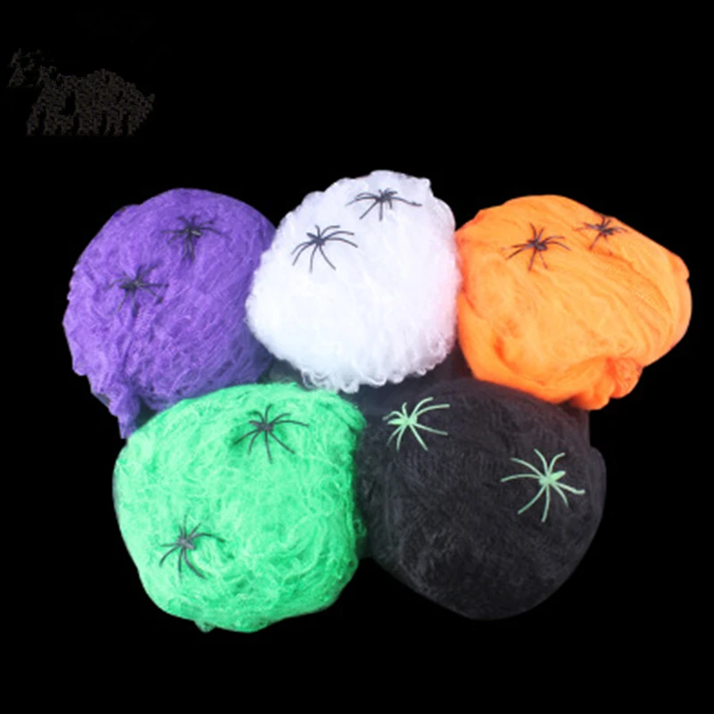 Хэллоуин Страшные вечерние тянущиеся паутины с привидениями дом бар реквизит