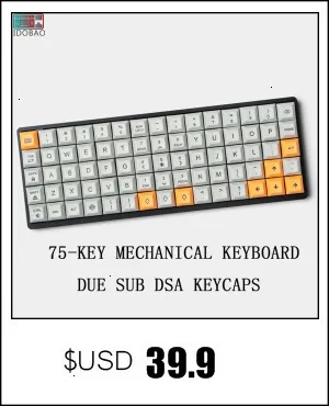 ID75 Горячая замена Pcb Rgb клавиатура комплект QMK75keys Tpye-c для Clavier Gamer Серебристый Серый Черный Фиолетовый Синий механическая клавиатура