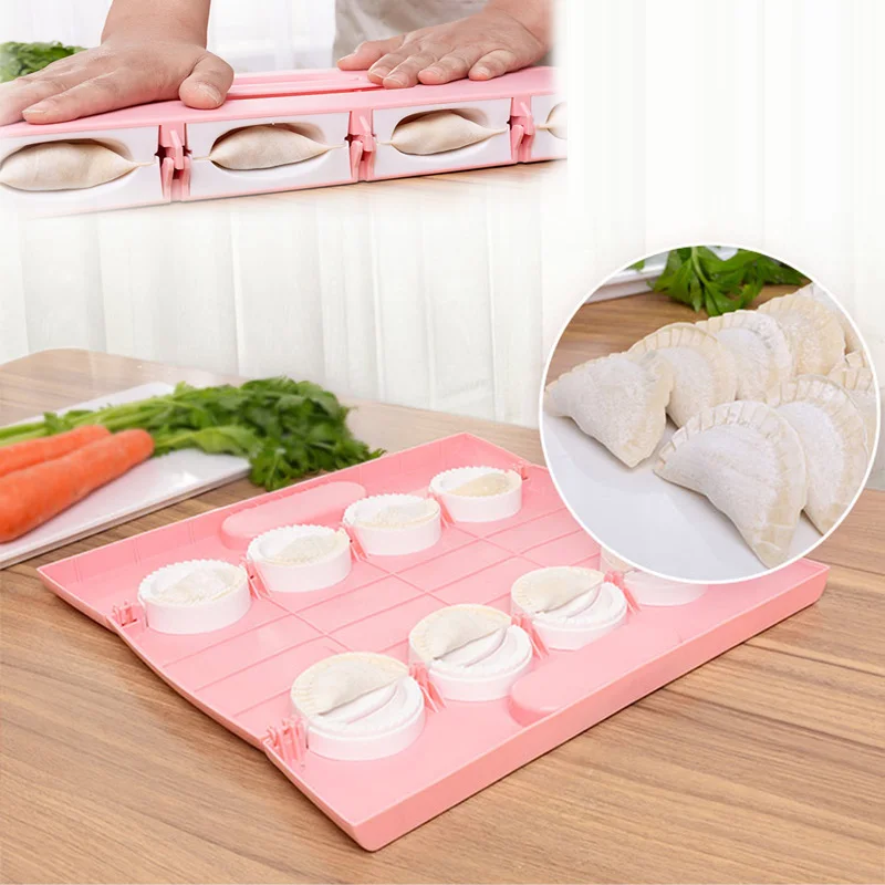 

New Make Dumpling Mold Dumplings Maker Tool Jiaozi Pierogi Mold Dumplings Mold Make 8 Dumplings at a Time