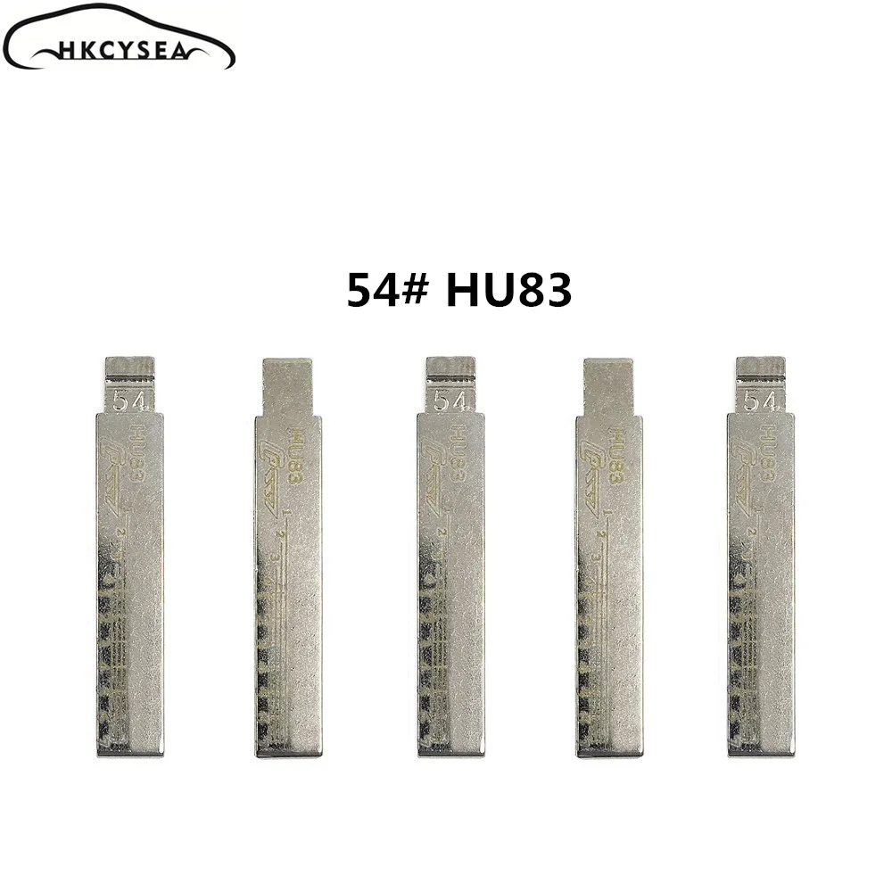 HKCYSEA гравированные линии чистые весы необработанные KD ключ лезвие 54 # HU83 для