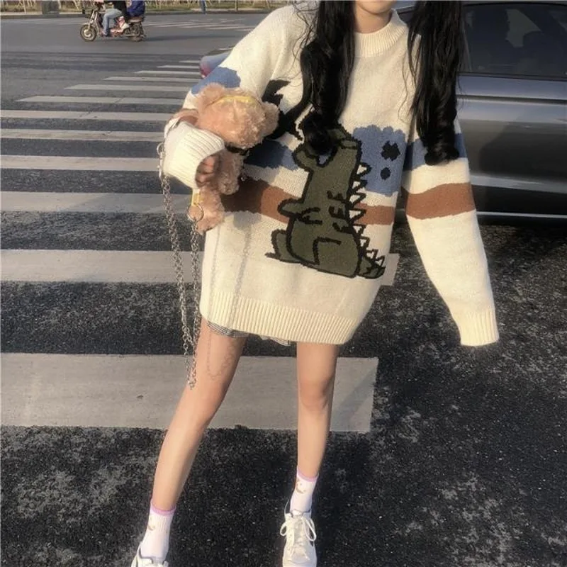 Свитер Женский вязаный в клетку Пушистый кардиган с V-образным вырезом