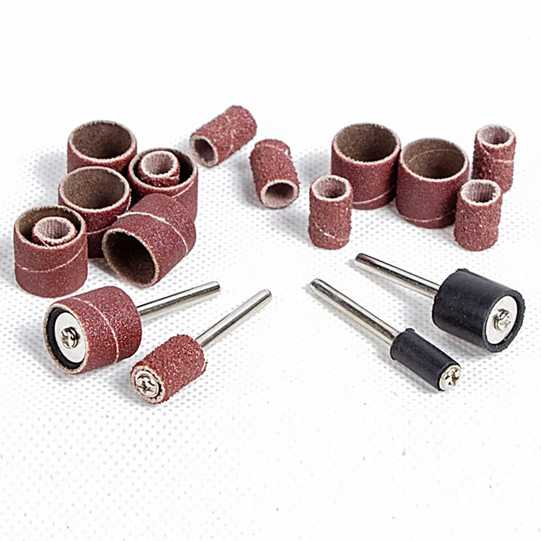 

Bit Set Grinding Polish Accessory Bit with 2 Mandrel 102pcs New Rotary Power Tool Wood Metal Engraving Electric for Dremel