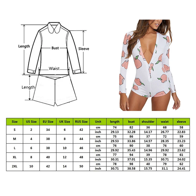 Сексуальное Женское боди с длинным рукавом и глубоким V образным вырезом