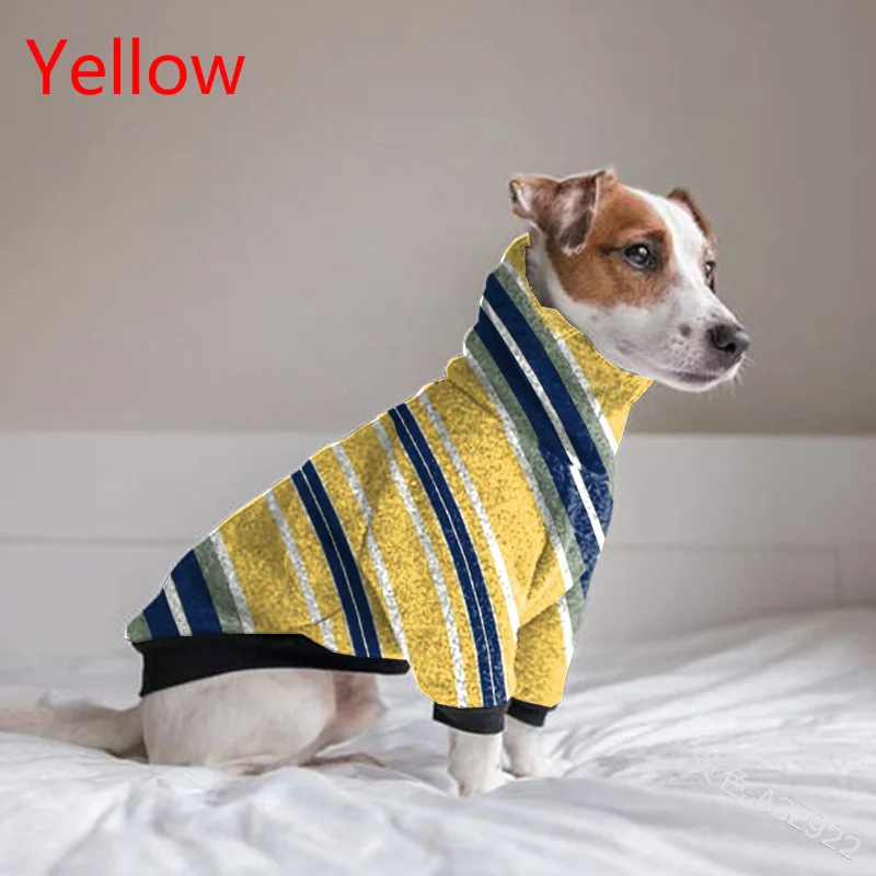 

Solid Color Dog Clothing Two-legged Pet Coat Turtleneck Warm Dog Long-sleeved Sweater Leisure Four Seasons Cotton Pet Clothes