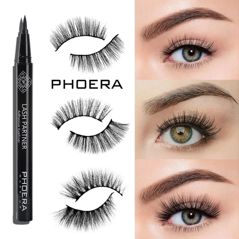 Волшебная подводка для глаз вязкая синтетические норковые ресницы и клей