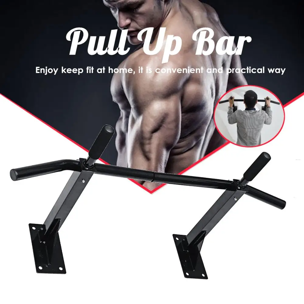 

Wall Mount Pull up Bar Chin Exercise Equipment Upper Body Home Gym Fitness Indoor Sports Equipment