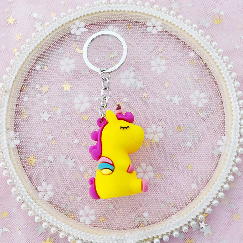 NO.5 Мультфильм брелок Hello Kitty милый KT кот Единорог лягушка куклы брелоки Автомобильный Брелок Студенческая сумка брелок кулон творческие подарки - Цвет: NO.5