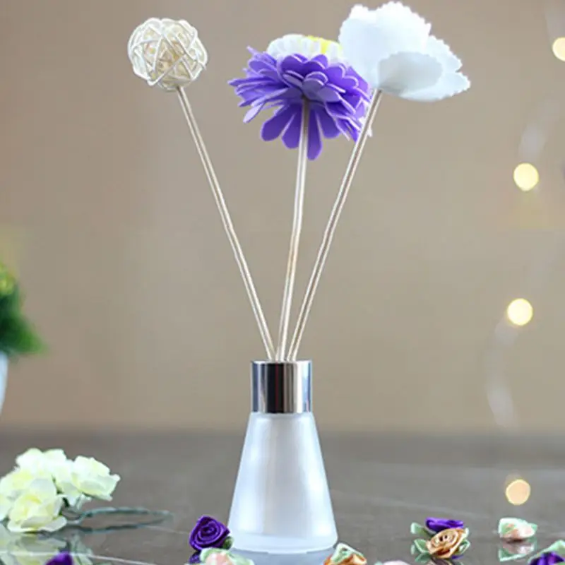 Прозрачный стеклянный аромадиффузор пустые бутылочки контейнер с шипами для