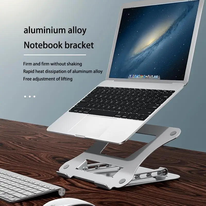 

Portable Laptop Stand Foldable Support Base Notebook Stand Cooling Bracket Riser For Computer Laptop