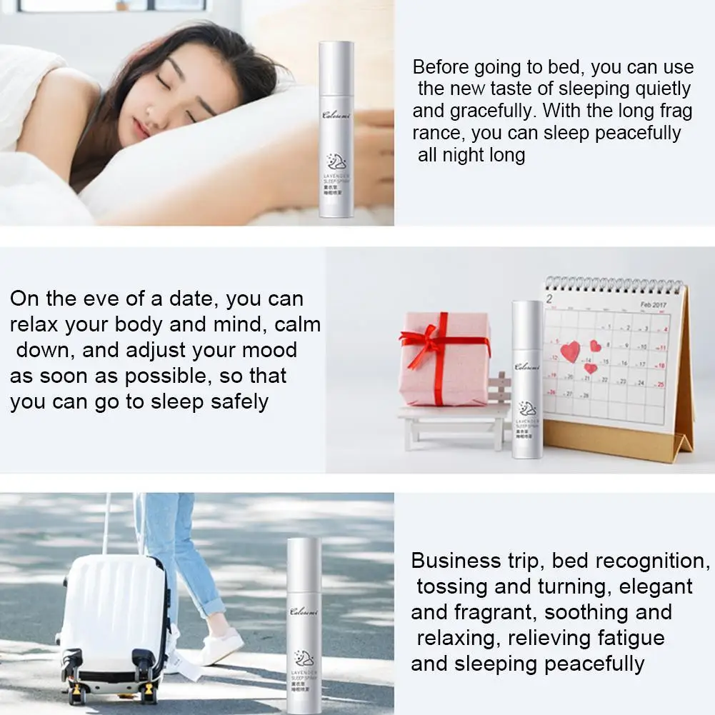 

Lavender Sleep Spray Insomnia Therapy Best Aromatherapy Pillow With Calm Oils Deep Essential Sleep Mist Spray Lavender Z7E1