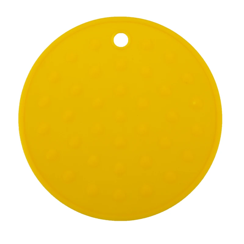 Yellow 4 шт./компл. Кухня силиконовая труба горячий подстаканник Коврик Non-Slip изоляционная прокладка чашу термостойкий Коврик подставка горячий сосуд для напитка держатель - Цвет: Yellow