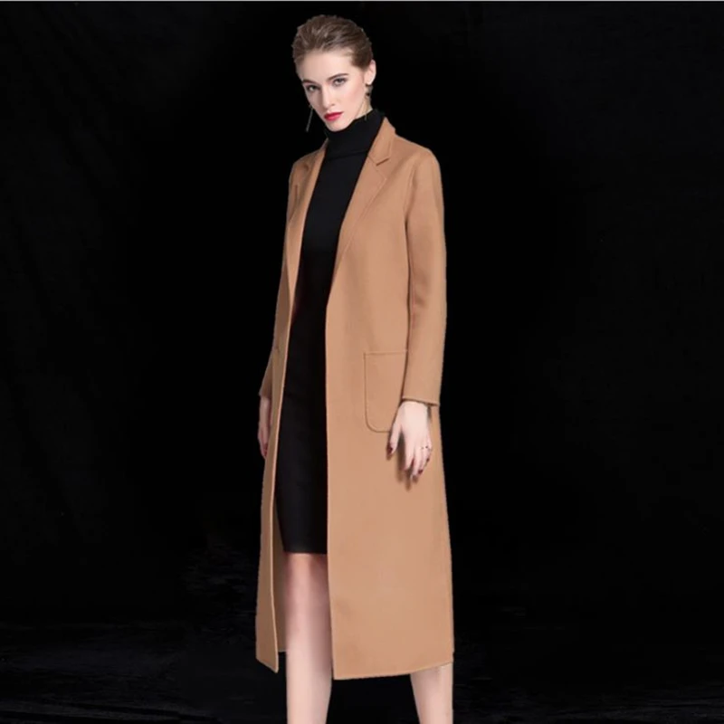 Зимнее шерстяное новое пальто женская шерстяная куртка корейские женские