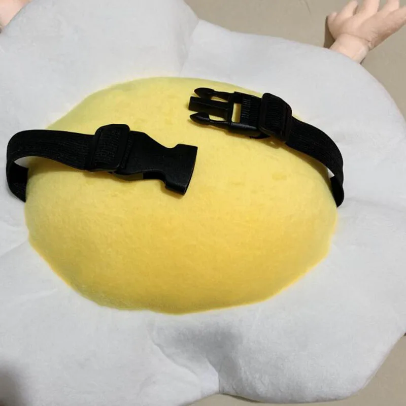 Мультяшная плюшевая кукла-яйцо игрушки для девочек подголовник жареных яиц